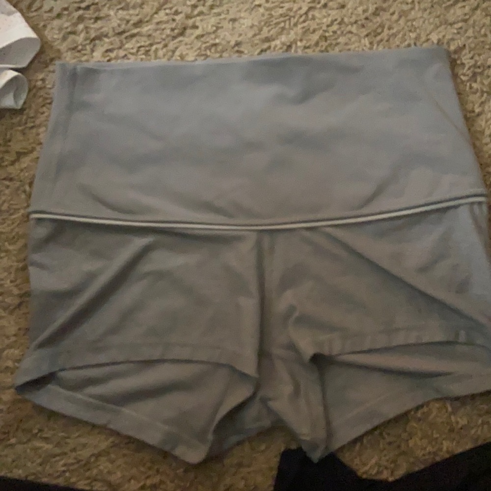 Grey Lululemon bike Shorts